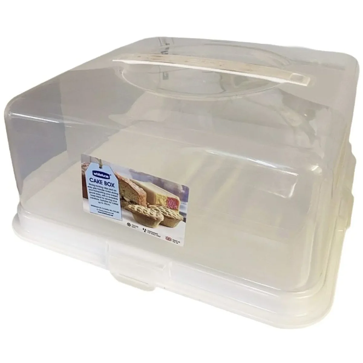 Whitefurze Cake Box 33x33x16.5cm - Image 1