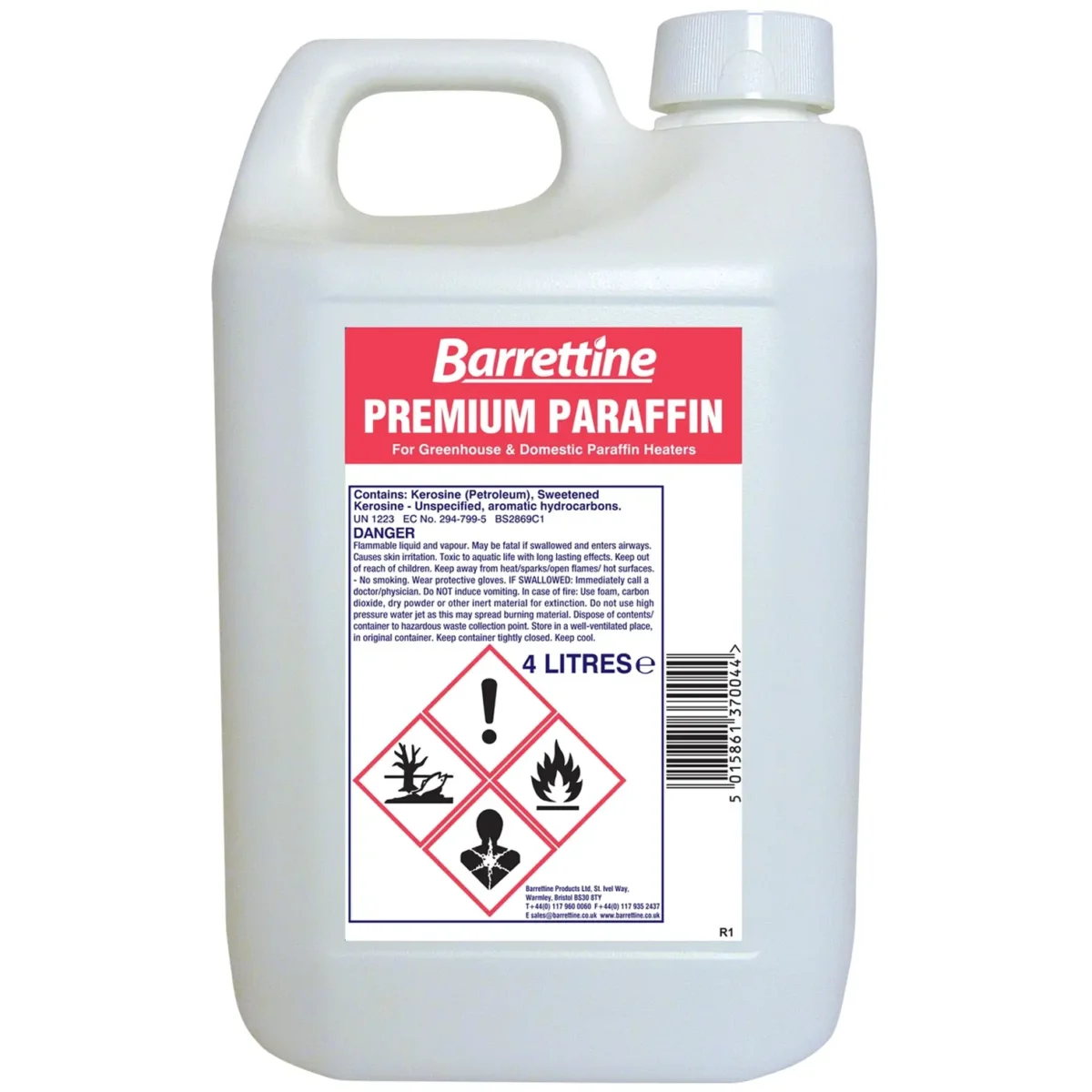 Barrettine 4 Litre Paraffin - Image 1