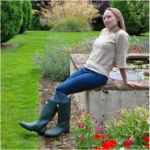 Town & County Traditional Full Length Wellington Green Size 7 - Image 6