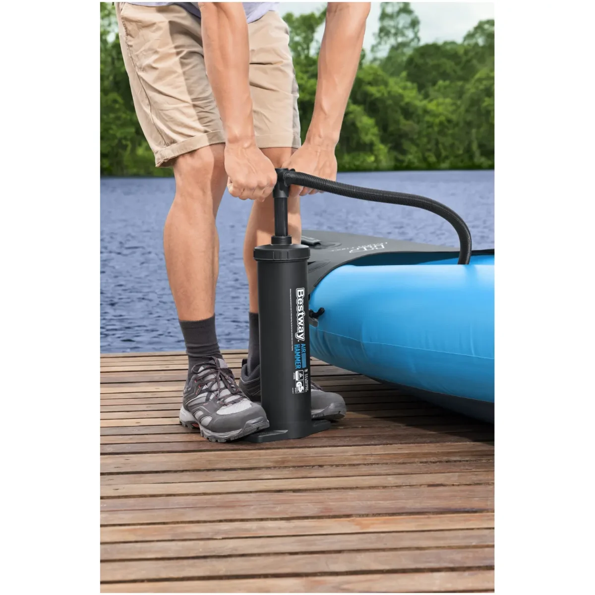Bestway Air Hammer Double Action 3.5 Litre Pump - Image 3