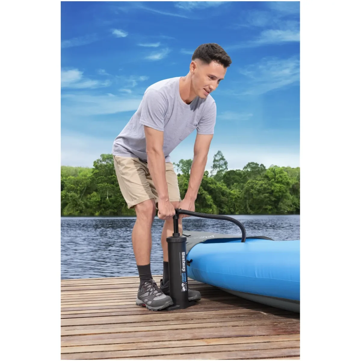 Bestway Air Hammer Double Action 3.5 Litre Pump - Image 4