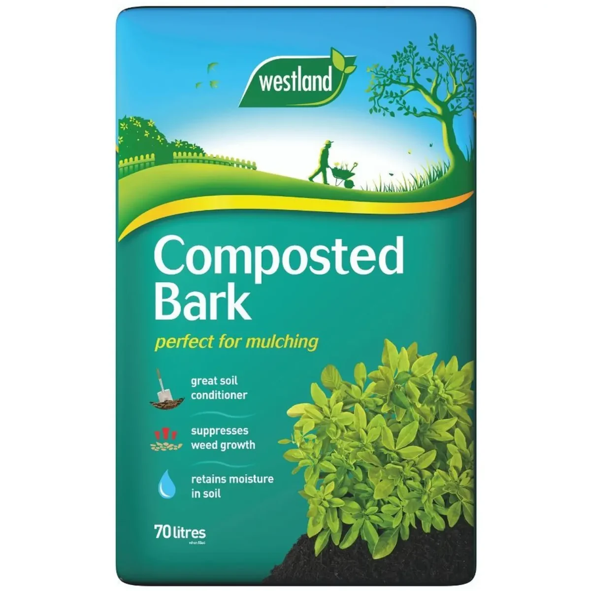Westland 70ltr Composted Bark - Image 1