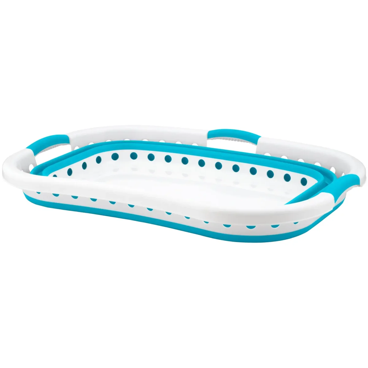 Zoom Collapsible Laundry Basket 37 Litre Capacity - Image 1