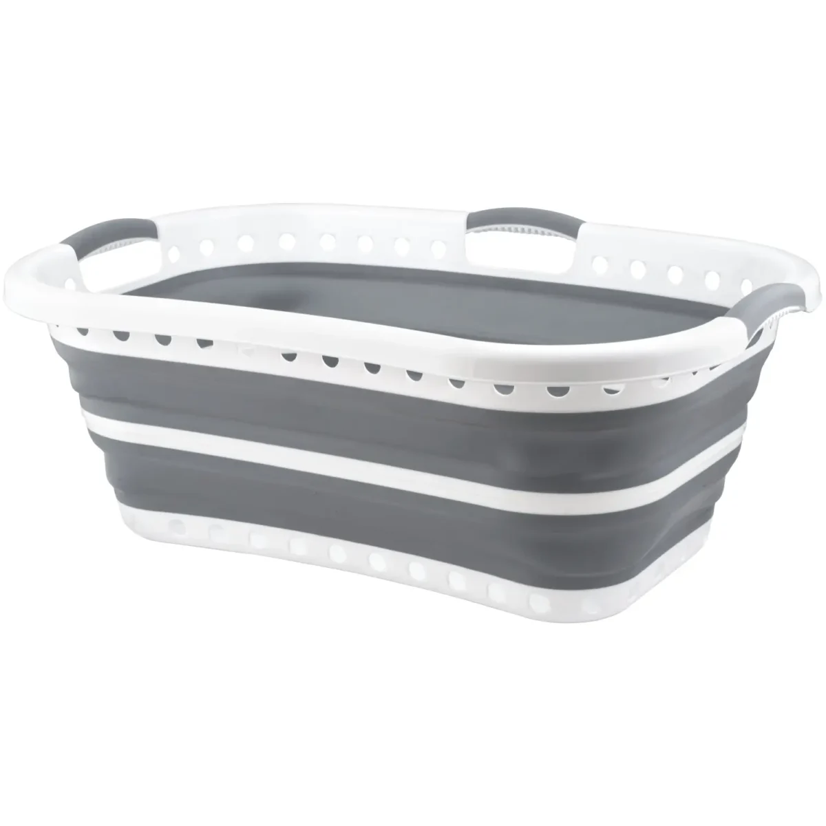Zoom Collapsible Laundry Basket 37 Litre Capacity - Image 4