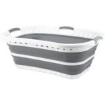 Zoom Collapsible Laundry Basket 37 Litre Capacity - Image 4