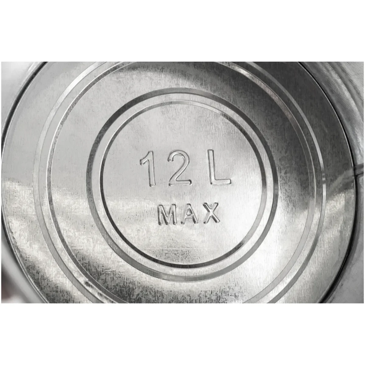 Dlux Galvanised Metal Bucket 12 Litre Capacity - Image 2