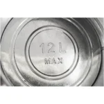Dlux Galvanised Metal Bucket 12 Litre Capacity - Image 2